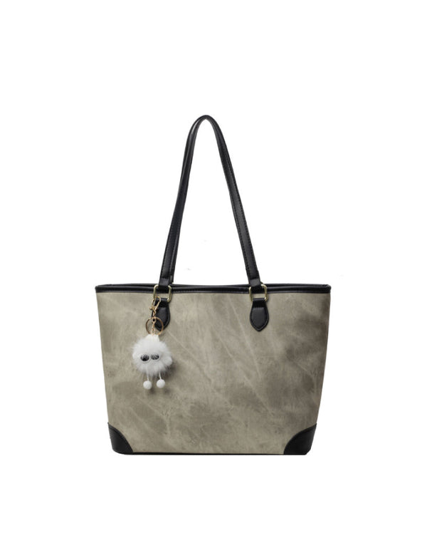 Bolso Grande Gris/Negro Ref.1182