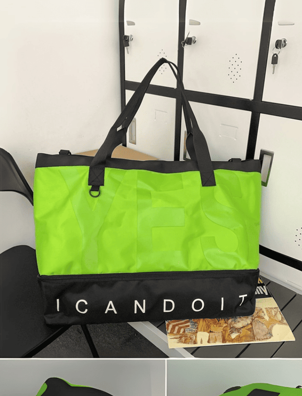 Bolso Viajero Verde Claro Ref. 1381