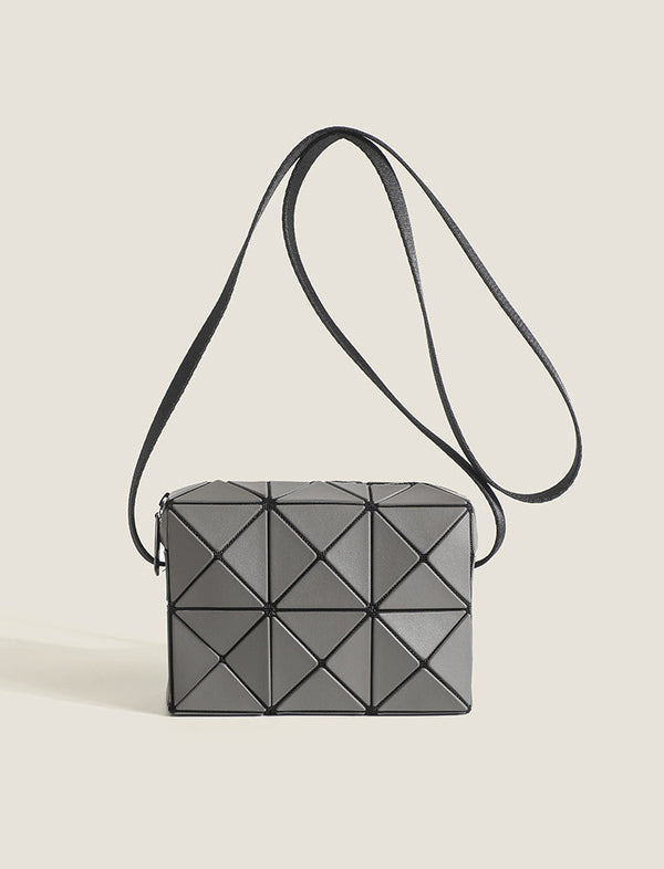 Bolso Geométrico Gris Oscuro Ref. 1438