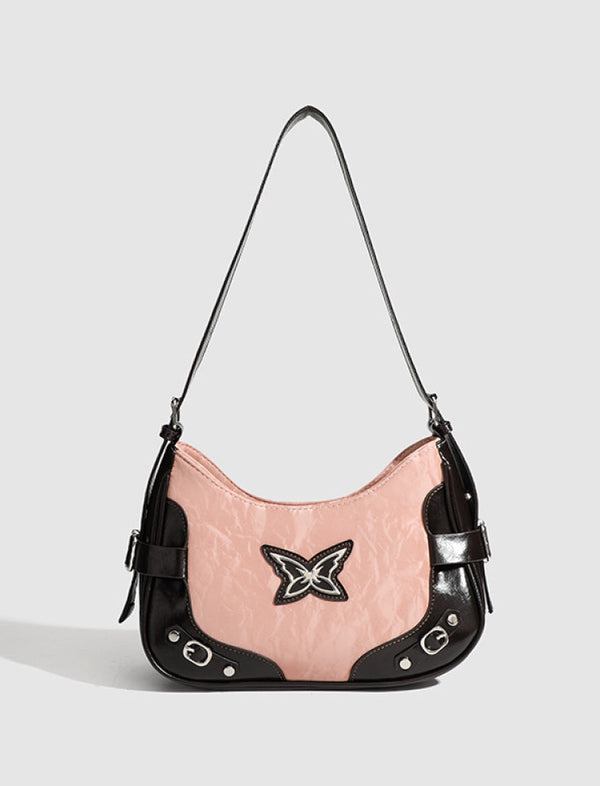 Bolso Boho Mariposa Rosado Ref. 1447