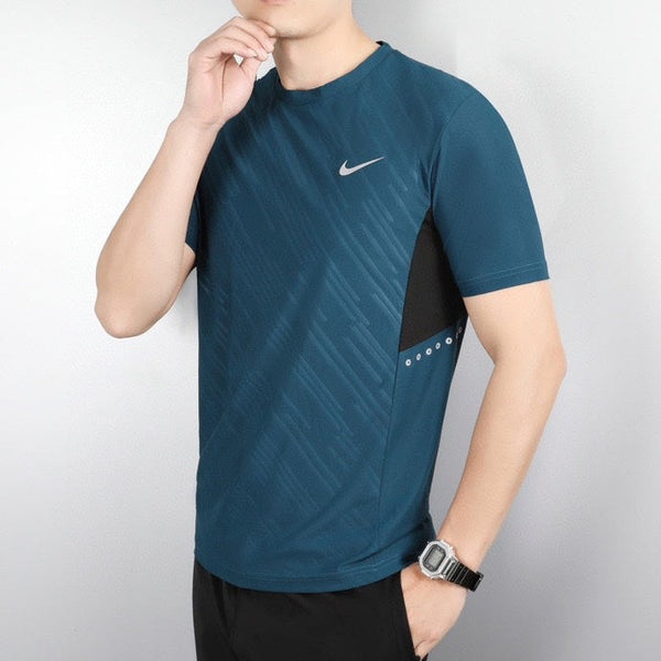 Camiseta Deportiva Azul Claro Para Hombre Ref. 1540