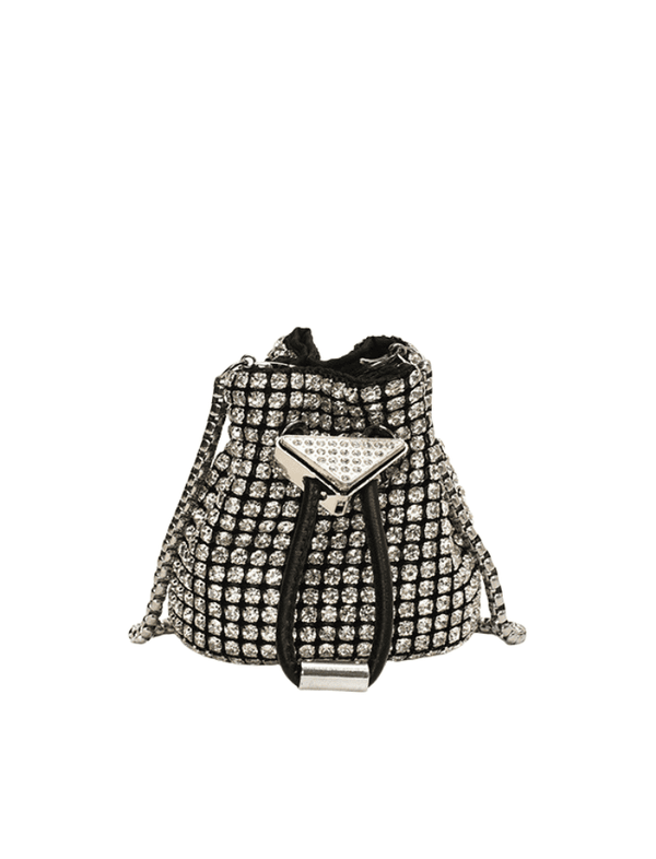 Bolso Mini Crystal Plateado Ref. 1541