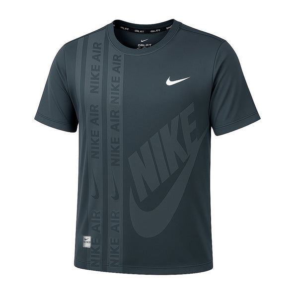 Camiseta Deportiva Gris Azul Para Hombre Ref. 1637