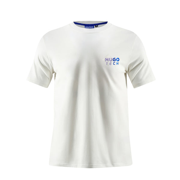 Camiseta 166009 Estampada Blanca Para Hombre