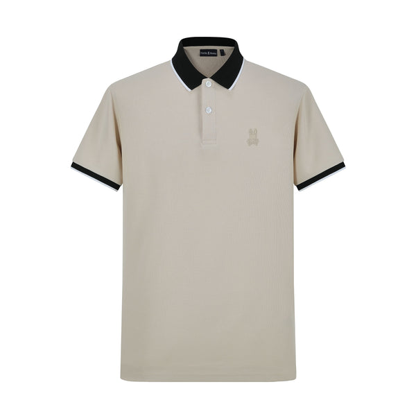 Camiseta 22340# Tipo Polo Khaki Para Hombre