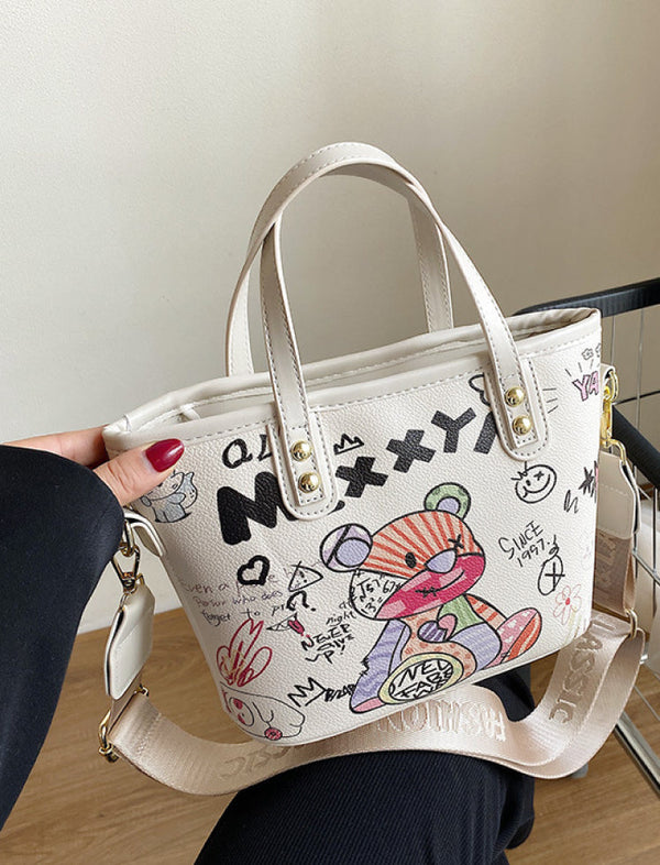 Bolso Estampado Oso Blanco Ref. 795