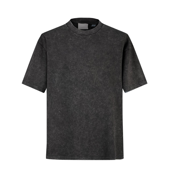 Camiseta 528001 Oversize Pickling Negra Para Hombre