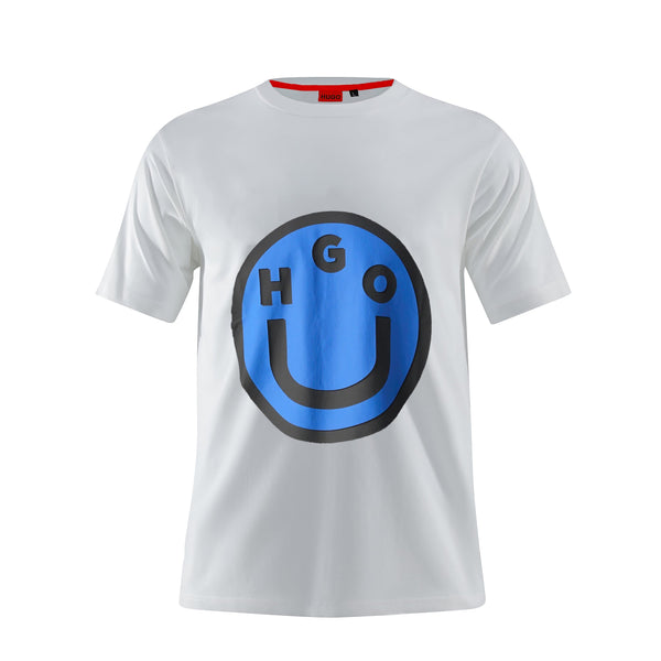 Camiseta 786641 Básica Estampada Blanca Para Hombre