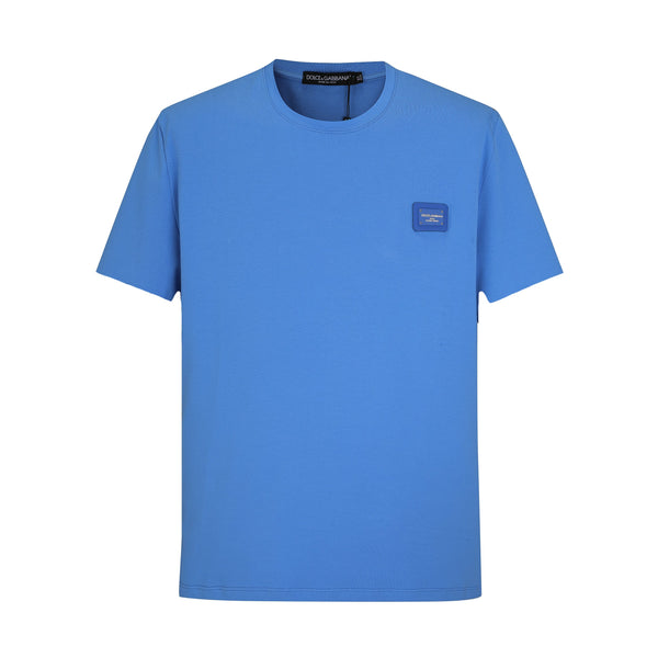 Camiseta 86033 Basica Azul-2 Para Hombre