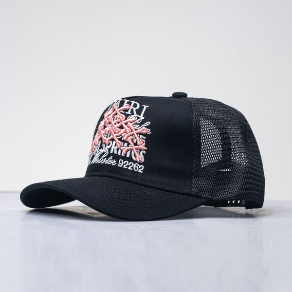 Gorra Amiri 26 Negra/Rosada