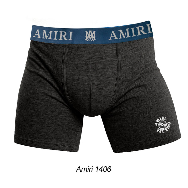 NEW BOXER AMIRI 1406 Gris Oscuro