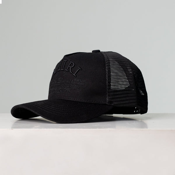 Gorra Negra Amiri Con Maya 101-1