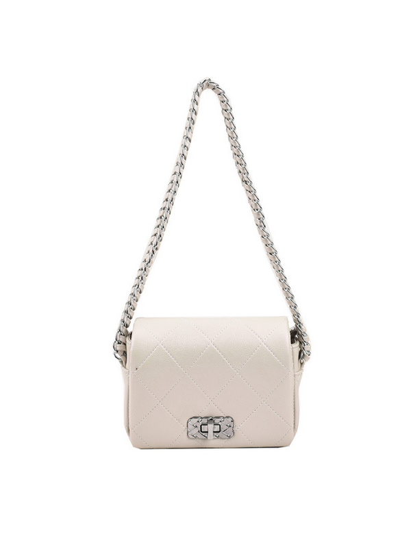 Bolso Bandolera Beige Perlado Ref. 1297