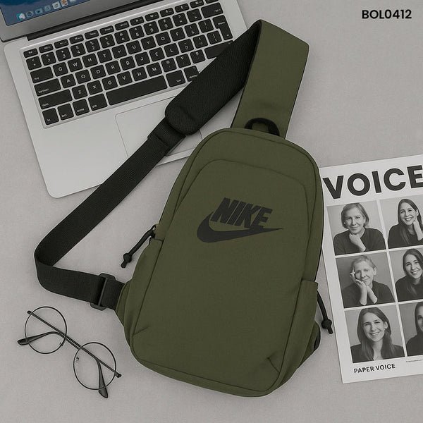 Morral Cruzado Deportivo Verde Militar BOL0412