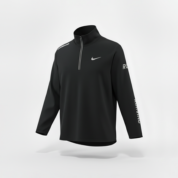 Camiseta Manga Larga Deportiva Negra Para Hombre Ref. CML02