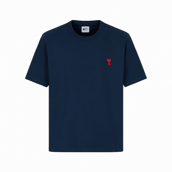 Camiseta 88754 Oversize Azul Oscuro Para Hombre