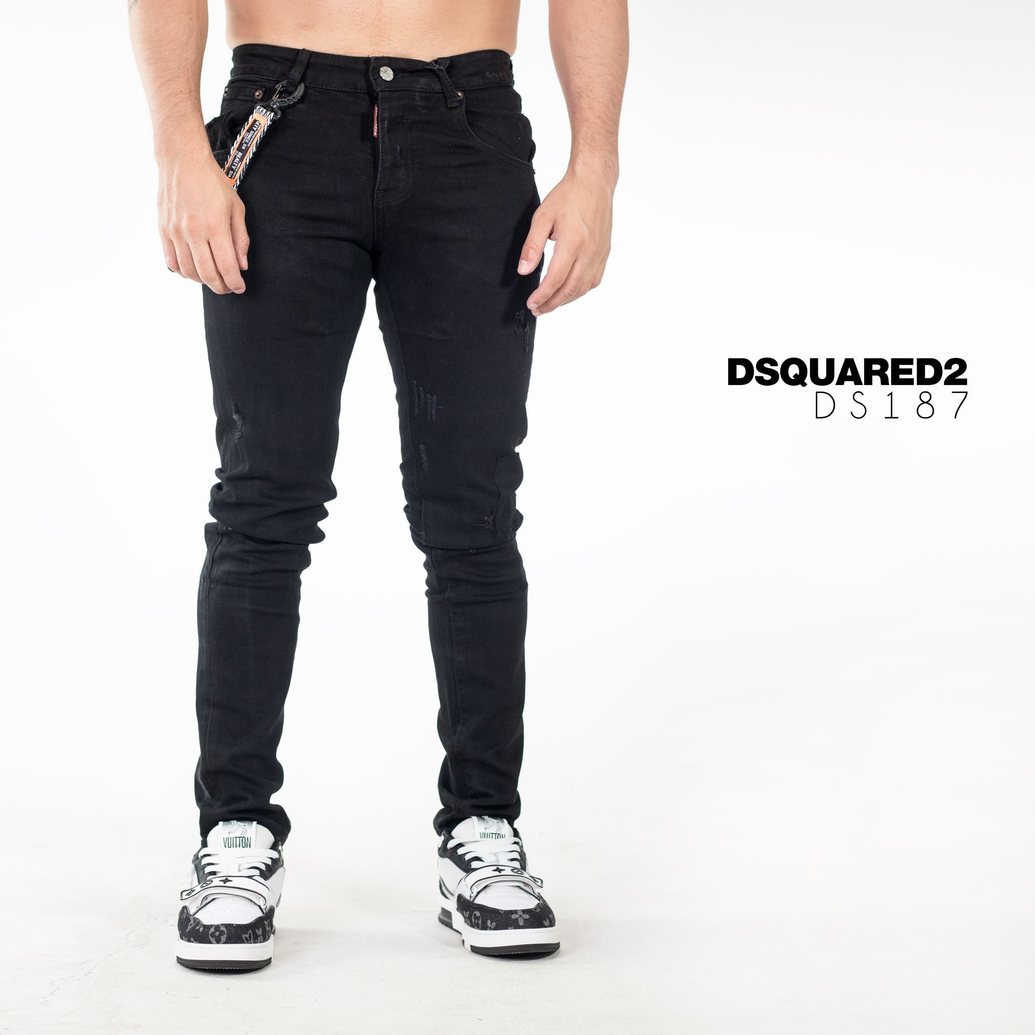 Jean DS187-2 Negro para hombre – Tisan Shop Store