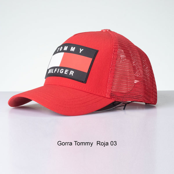 Gorra Tommy  Roja para hombre