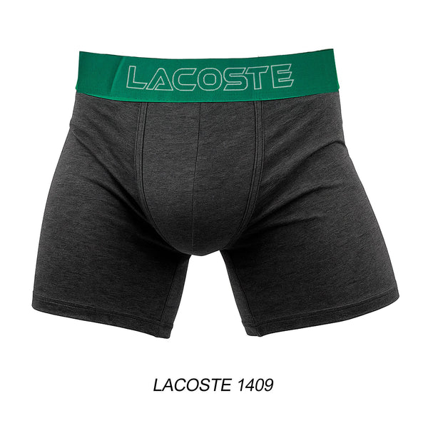 NEW BOXER LACOSTE 1409 Gris Oscuro