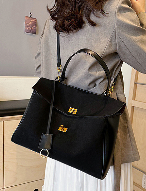 Bolso Estructurado Negro Ref. 1362