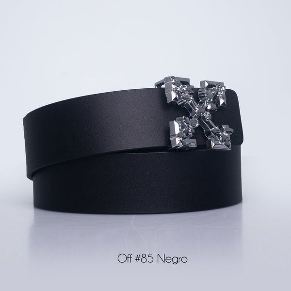 Correa OFF 85# Negra Para Hombre