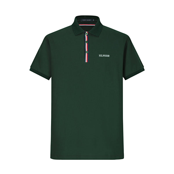 Camiseta TM002# Tipo Polo Verde Para Hombre