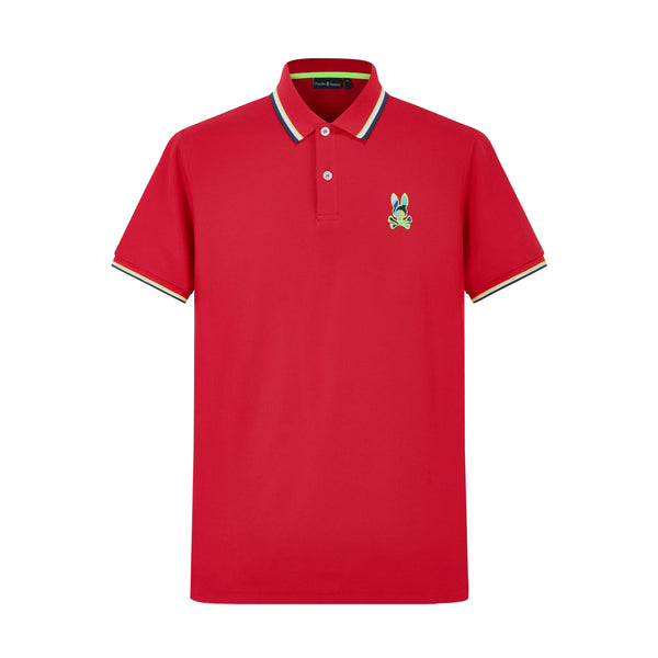 Camiseta 13605# Tipo Polo Roja Para Hombre