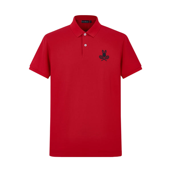 Camiseta 22337# Tipo Polo Roja Para Hombre
