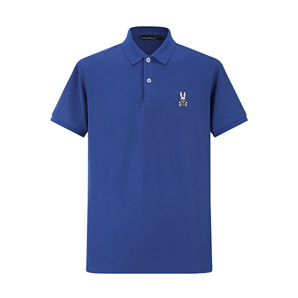 Camiseta 22349# Tipo Polo Azul Para hombre