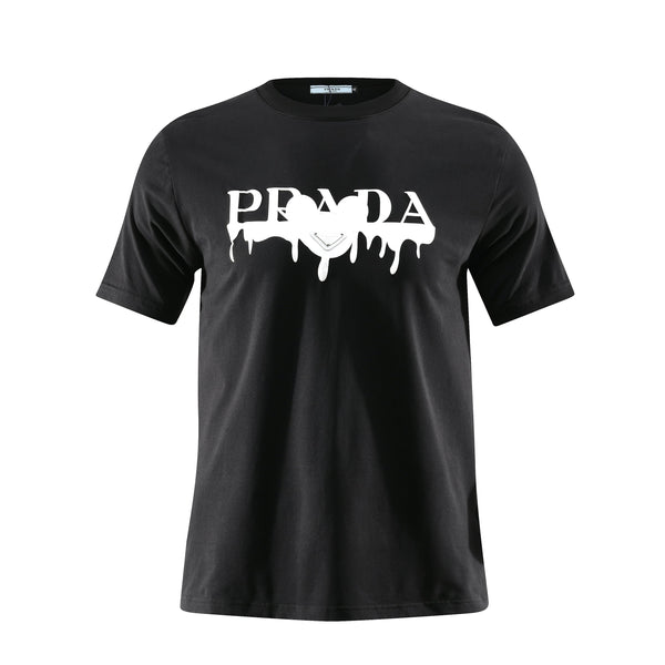 Camiseta 786628 Básica Estampada Negra Para Hombre