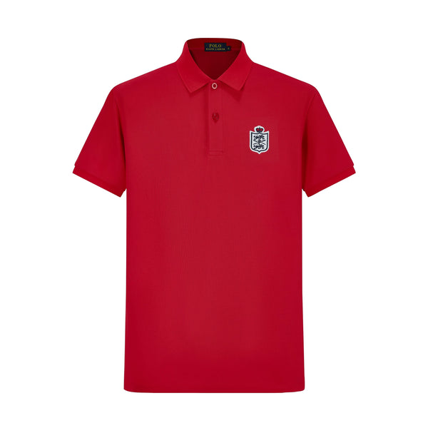 Camiseta 22551# Tipo Polo Roja Para Hombre