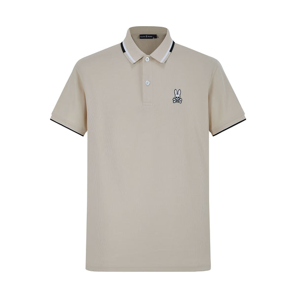 Camiseta 22473# Tipo Polo Khaki Para Hombre
