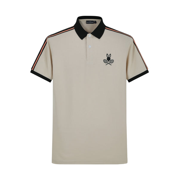 Camiseta 22363# Tipo Polo Khaki Para Hombre