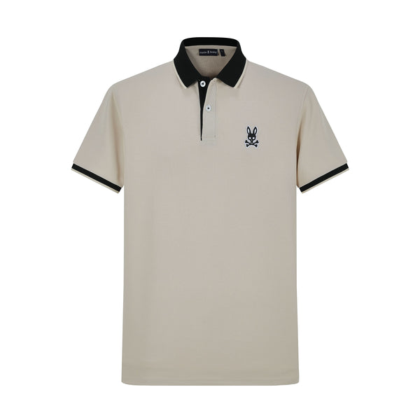 Camiseta 22368# Tipo Polo Khaki Para Hombre