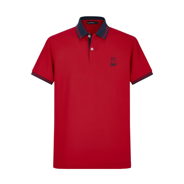 Camiseta 22366# Tipo Polo Roja Para Hombre
