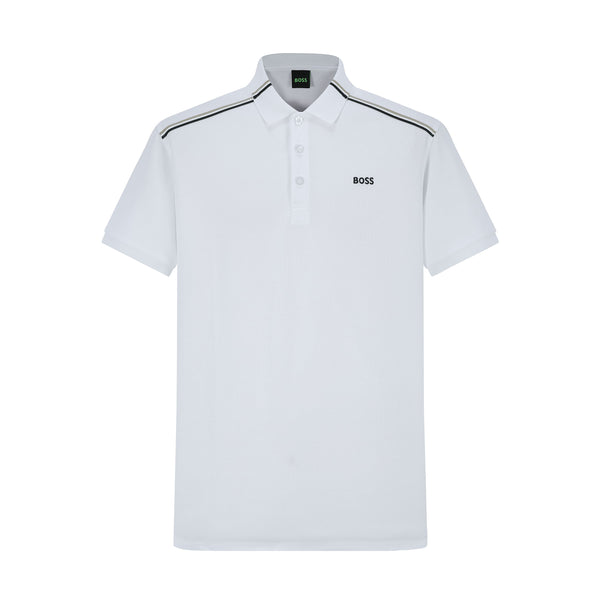 Camiseta BO203# Tipo Polo Blanca Para hombre
