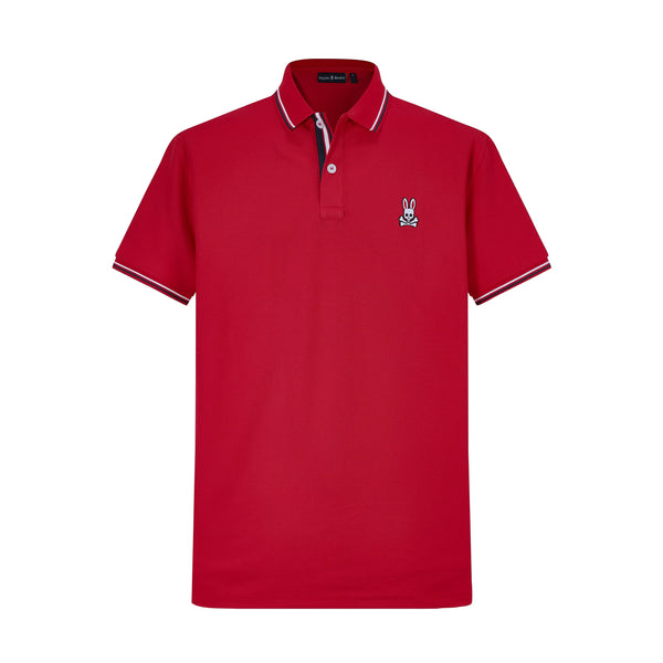 Camiseta 22472# Tipo Polo Roja Para Hombre