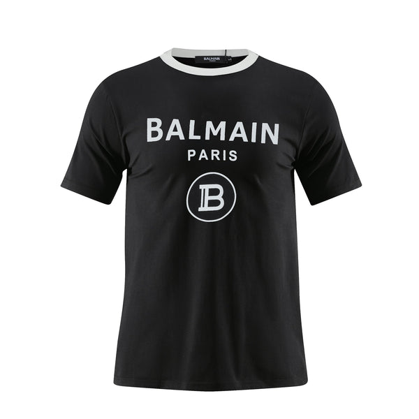 Camiseta 268034 Básica Estampada Negra Para Hombre
