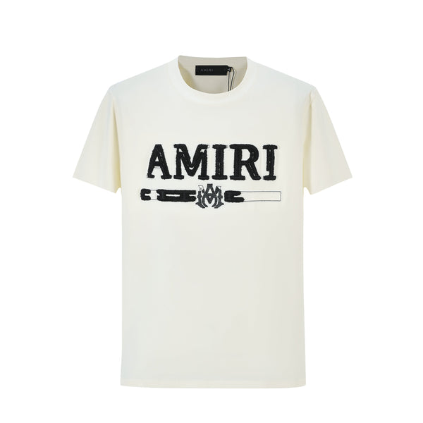 Camiseta 66640 Básica Estampada Crema Para Hombre