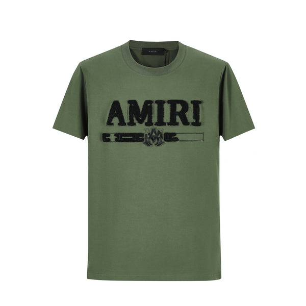 Camiseta 66640 Básica Estampada Verde Para Hombre