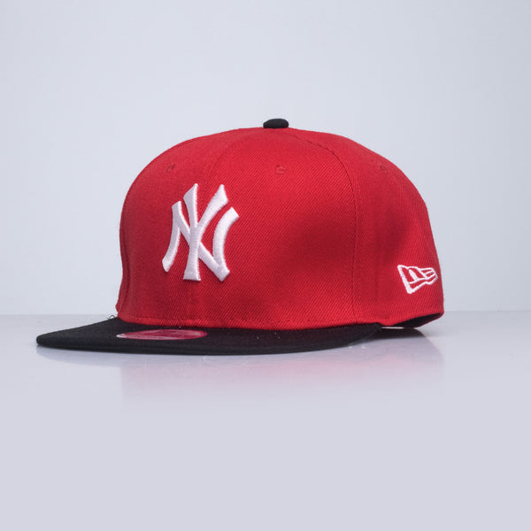 GORRA NY PLANA ROJA/BLANCA