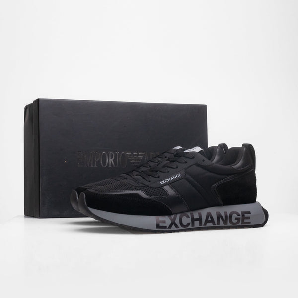 ZAPATILLA ARM LEATHER Black Armani