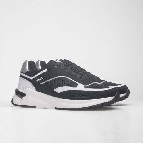 ZAPATILLA Mixed material Black/White Hugo Boss