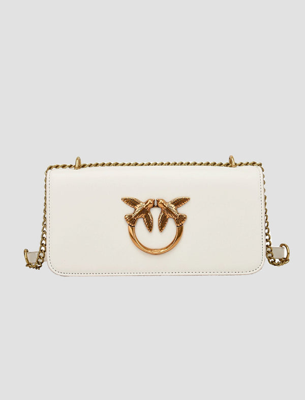 Bolso Clásico Aves Crema Ref. 837