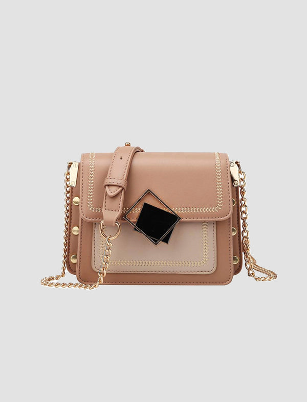 Bolso Broche Moderno Kakhi Ref. 983