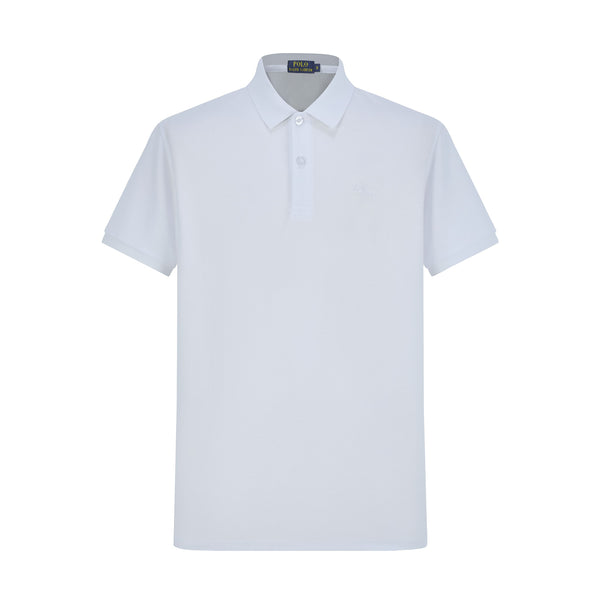 Camiseta 22550# Tipo Polo Blanca Para Hombre