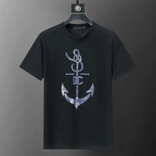 Camiseta 66026 Estampada Negro Para Hombre