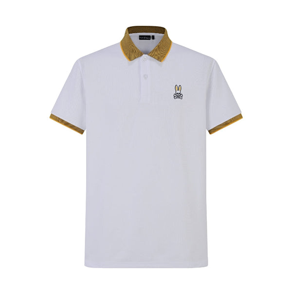 Camiseta 22336# Tipo Polo Blanca Para hombre