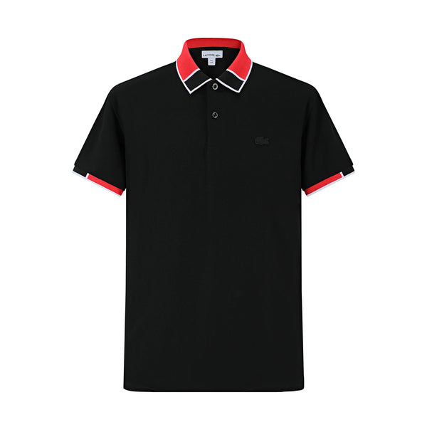 Camiseta 22334 Tipo Polo Negra Para hombre