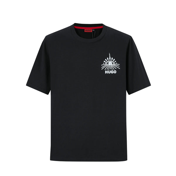 Camiseta 166016 Estampada Negra Para Hombre